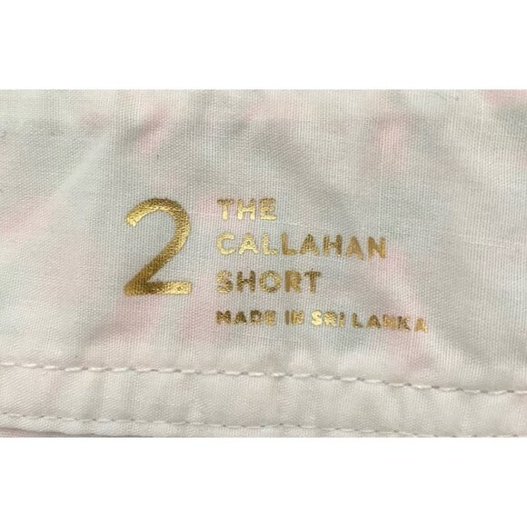 LILLY PULITZER Callahan Short Sz 2 Pink Blue Oh Shello Seashell Resort‎ Cruise - Picture 5 of 7